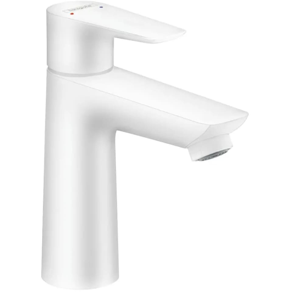 HansGrohe Talis E 110 Mat hvid håndvaskarmatur